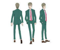 アルベール・ダンドレジーのビジュアル。フランスの司法警察中央局局長として、世界的な犯罪対策を担っている。冷静で合理的な性格の持ち主。ルパンの過去を知るとされる。