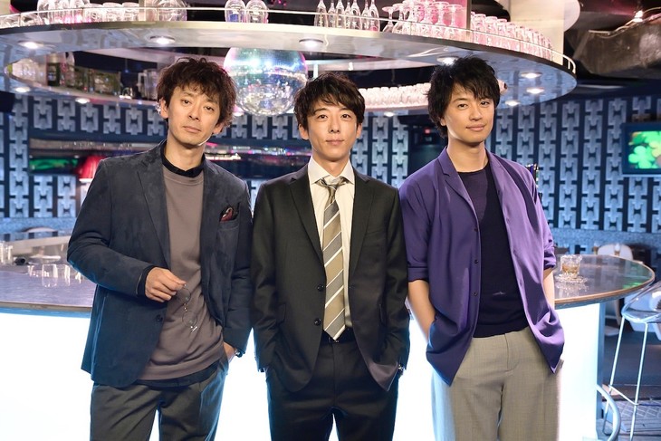 左から滝藤賢一、高橋一生、斎藤工。