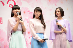 左からかしゆか、あ~ちゃん、のっち。