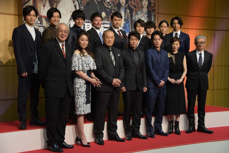日本テレビ開局65年記念舞台「魔界転生」製作発表会見より、