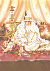 「さいとうちほ画集 NEE LA ROSE-薔薇に生まれて-」に収録されたイラスト。