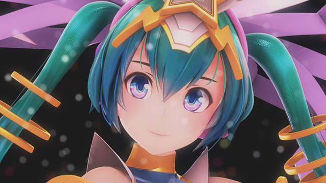 emon(Tes.)「ラッキー☆オーブ feat. 初音ミク」MVのワンシーン。