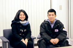 松原さん(左)とガレッジセール・ゴリ(右)。